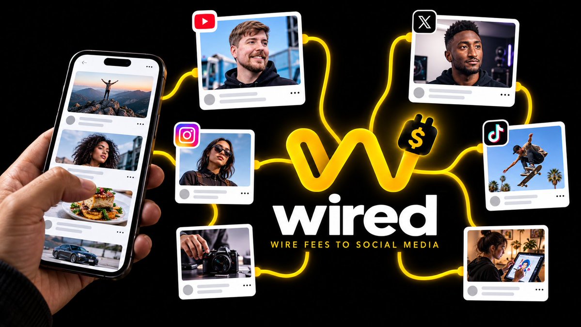 wiredupbnb's tweet photo. A creator can inspire a token without knowing it exists.

WIRED connects the launch to their social identity. Once fees are confirmed onchain, 70% goes to the verified recipient. The remaining 30% enters the WIRED buyback-and-burn reserve.

Who deserves one?

https://t.co/nHjI5rXuXh