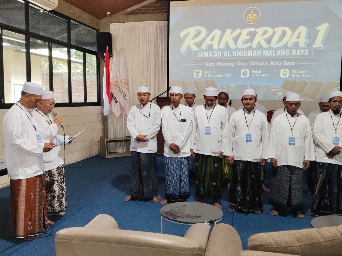 HumasKepanjen's tweet photo. Pengamanan Kegiatan Rakerda Ke I Jamaah Al Khidmah Malang Raya bertempat di Wisata Milkindo Gren Farm Dusun Ngempit Desa Tegalsari Kecamatan Kepanjen Kabupaten Malang yang ildiiluti -+ 150 Jamaah. https://t.co/zit7K2NKZL