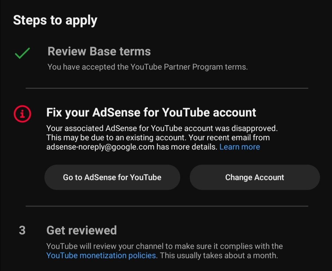 MrInborn's tweet photo. I have been asking for a DM or route me to a support to look into my adsense issue, but you keep giving me solutions that don't work.
@TeamYouTube
My channel has been monetized for weeks now and views and my efforts are a waste. Super sad 😔 https://t.co/igHgnsVWvs