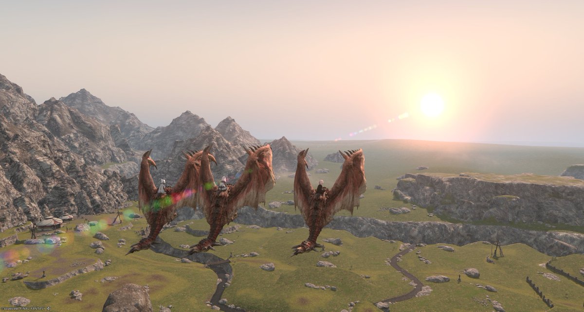 Fc6uYxoi's tweet photo. 今日はりんちゃんとドラクエＶの誕生日だったので頑張ってFF14でリオレウス捕まえてきました！やったね😃 https://t.co/BciC2Gj1ty