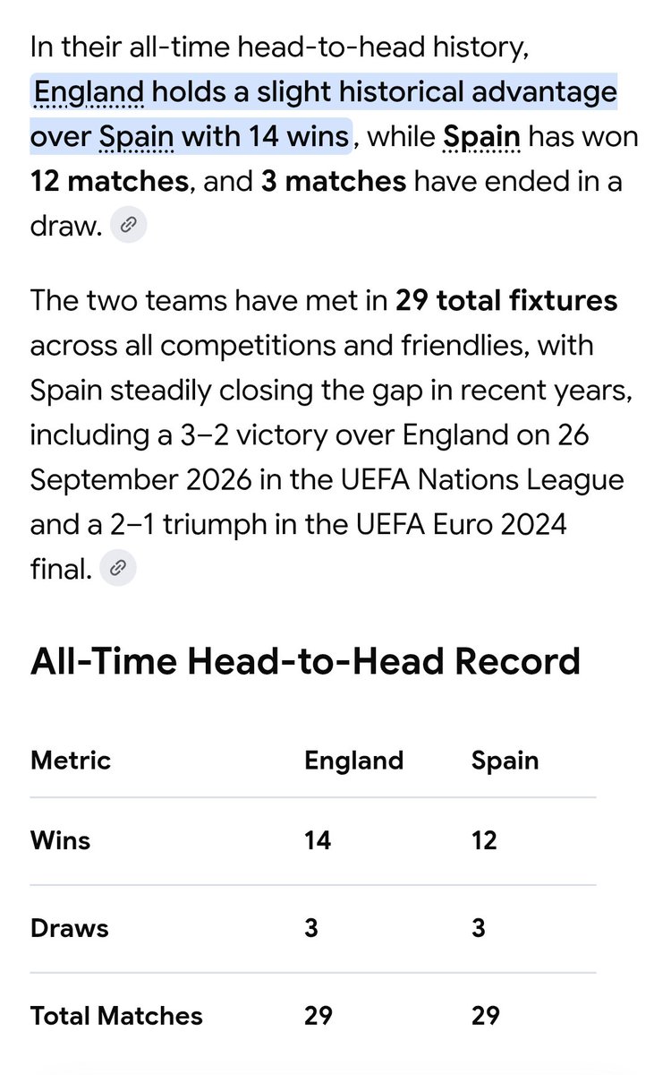 JeffAnthon15152's tweet photo. @azureben @iamrayband Yet the Spain you claim to be the best league is still below England in teams of head to head.. 😂😂😂😂😂😂😂 😂😂😂😂😂😂😂😂😂😂 https://t.co/qkHfZVJ83W