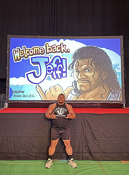 njpw1972's tweet photo. 9.27神戸大会にて
ジェフ•コブ選手へ応援広告申し込みいただきました🦁⭐️
素敵なイラストありがとうございます！

#njpwcheer https://t.co/OA7PW7TKfw