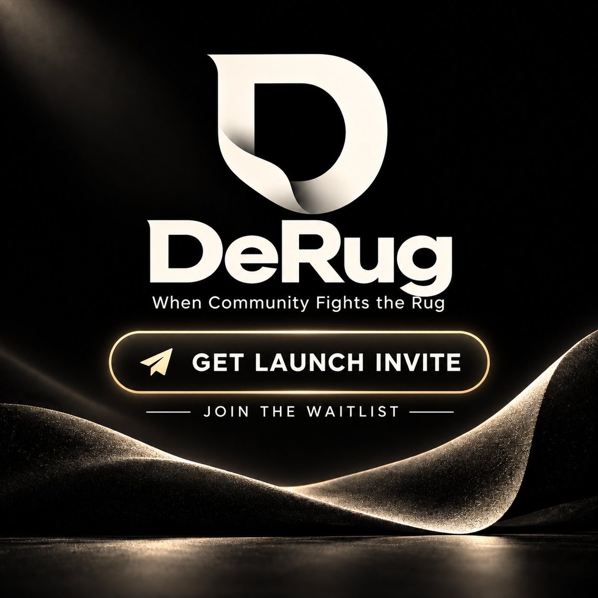 getderug's tweet photo. When Holders Refuse the Rug. 
Get Early access:  https://t.co/Sw474uJ4cK

The next Billion runner https://t.co/BdOZXTx58L