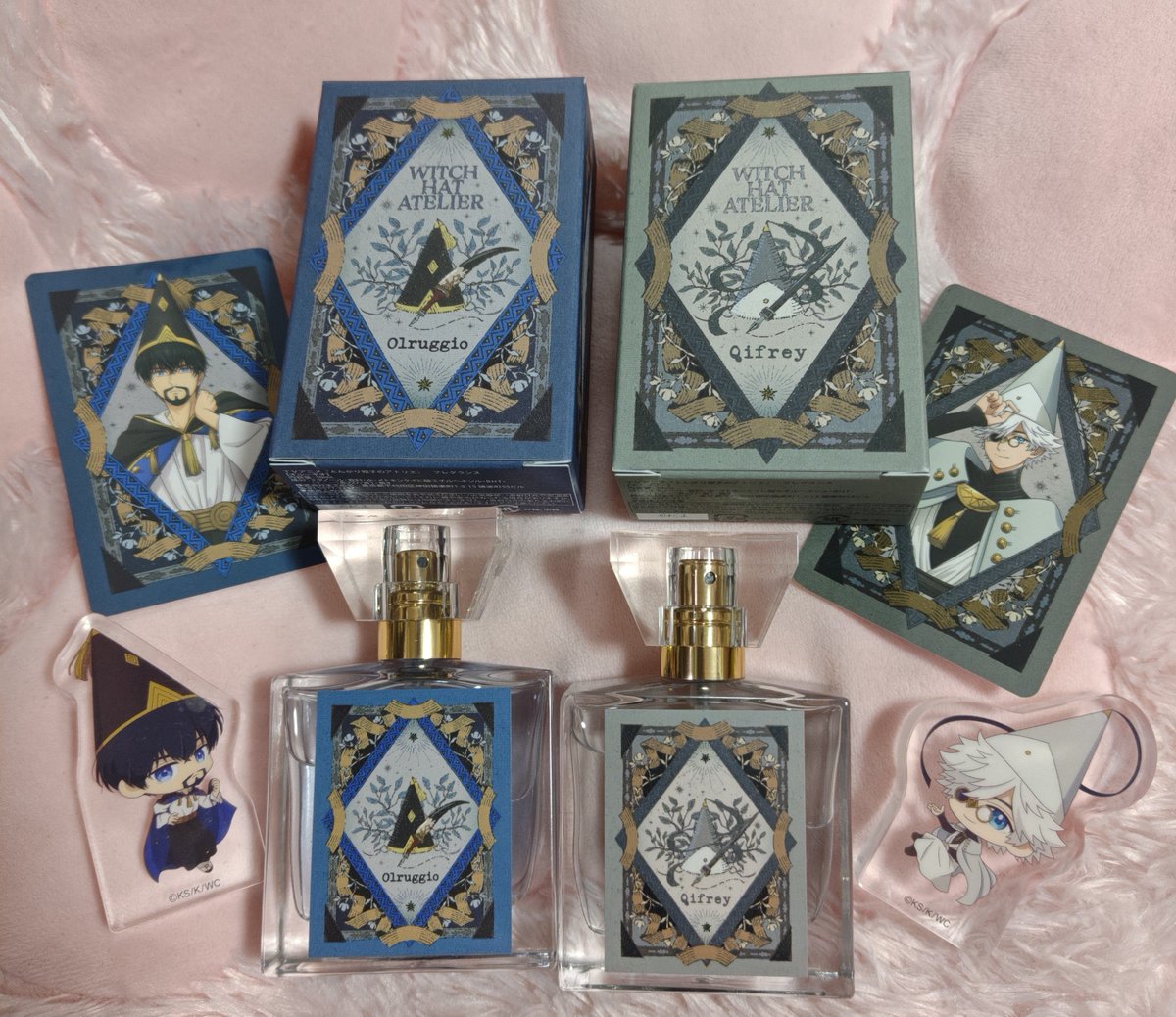 chi10na23's tweet photo. キーオル、フレグランス届いたよ😍😍
箱からしてオシャレ✨️大人な感じの香りがする〜。普段使いでもお出かけする時でも使いやすそう🤗持ってるフレグランス達、瓶もキャップも形が違って良いよね✨️１個だけ存在感ハンパないけど🤣
毎日どれ付けていこうかと楽しみが増えました😆︎💖 https://t.co/kcnMD0g20H