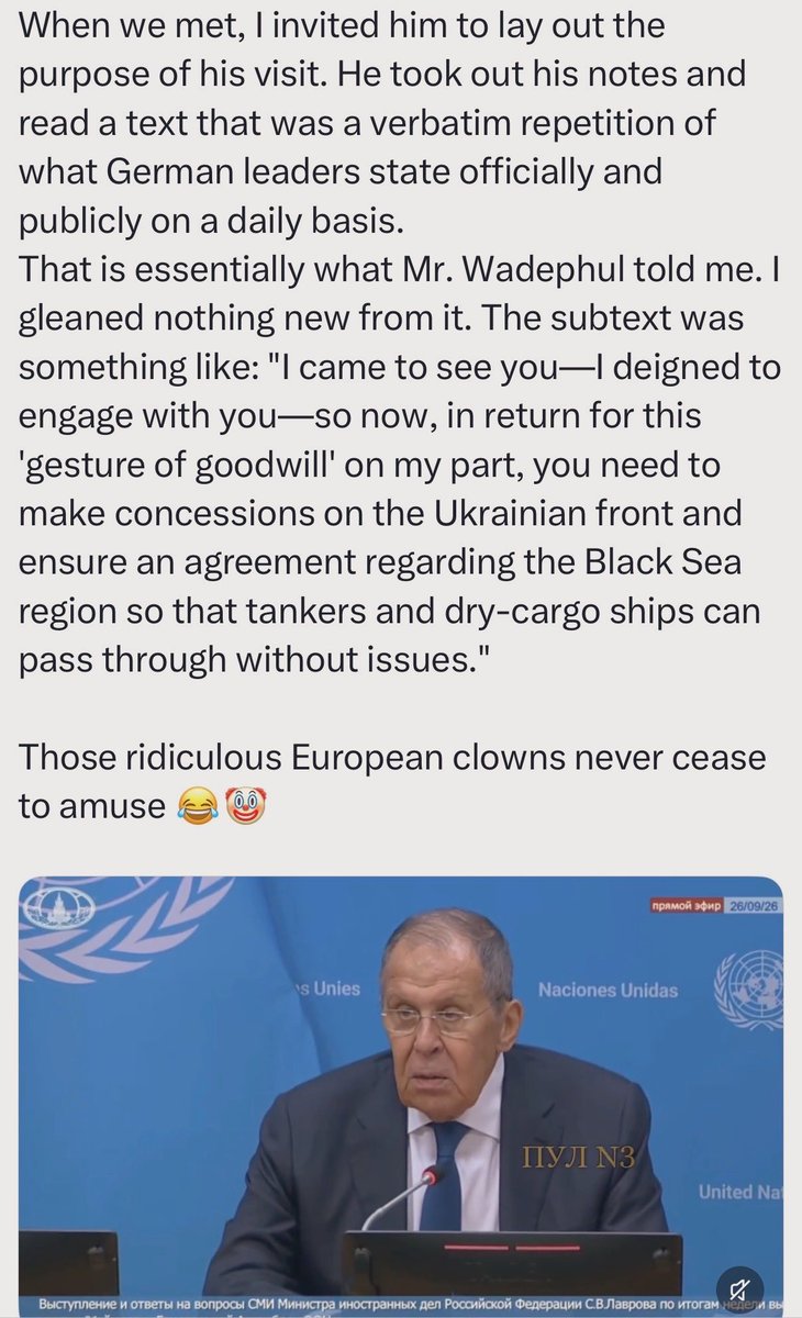 JulianRoepcke's tweet photo. 🚨Putins Regime nutzt die Gesprächsbereitschaft von @JoWadephul allein, um Deutschland zu verhöhnen und unser Land zu diskreditieren.
➡️Und genau darum fährt die Bundesregierung die richtige Strategie: Raketen und Drohnen, statt sinnloser Gespräche. https://t.co/TinoKcFj1v