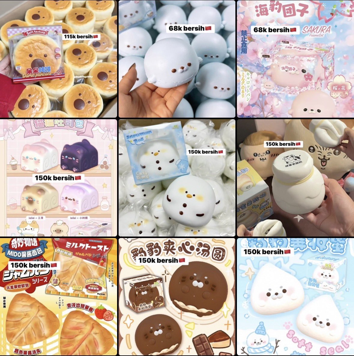 nusumifinds's tweet photo. Open PO Squishy Licensed🇨🇳
MIDO, LEILEI, HACHIMI, DODO, ETC

Price 68k-150k bersih🇨🇳
Tax 200-500gr (20-50k) via sea, bisa req via air🙌🏻
Ada go line, bisa req model lain juga!
Cus join go nya💕 https://t.co/50xJx1pxoi https://t.co/BJeyybzALI