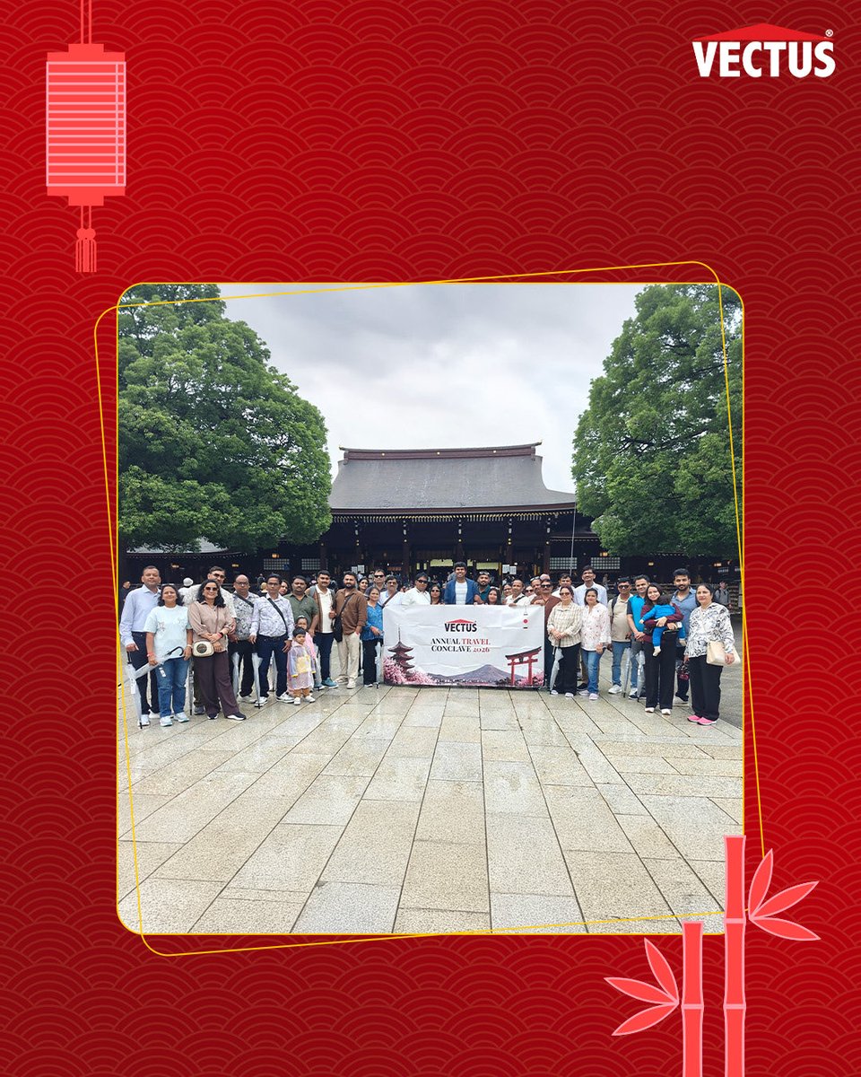 vectus_tanks's tweet photo. A new destination, memorable sights and moments to bring back!
Here’s a glimpse from the Vectus Annual Travel Conclave 2026 in Japan, made special by the people and places along the way.
#Vectus #AnnualConclave #Japan #TankiMatlabVectus https://t.co/GCfEKmtxKj