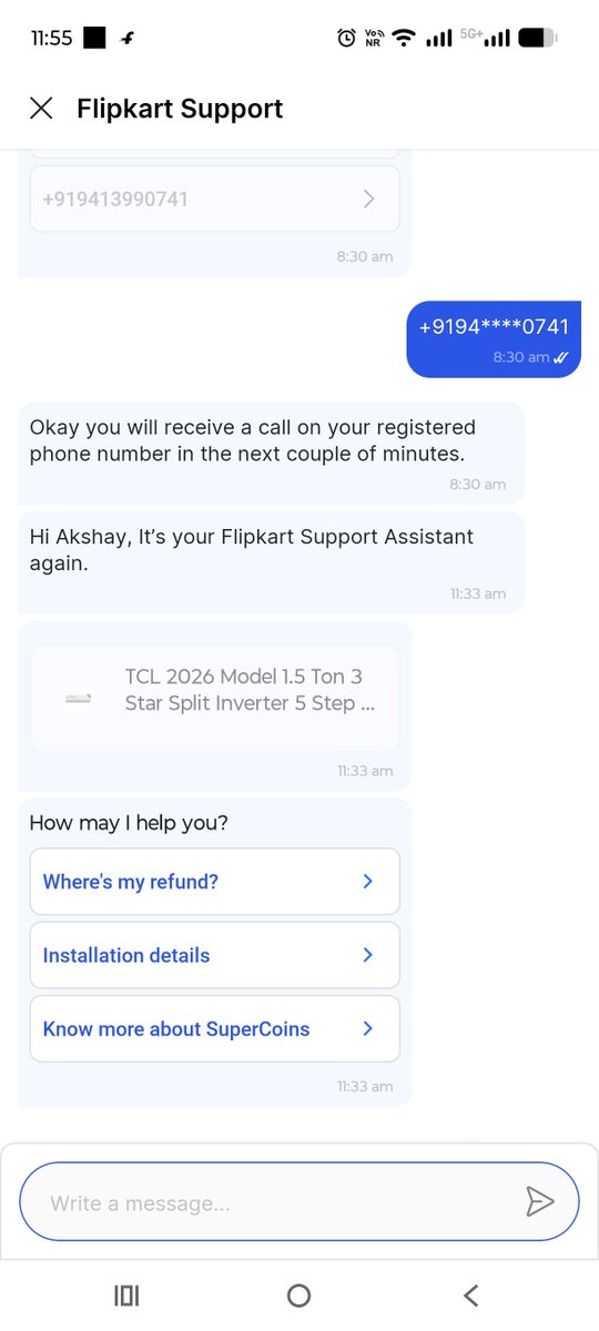 Akshaygupta2691's tweet photo. @Flipkart @jagograhakjago @flipkartsupport I hope will be helpful or if there is any other procedure kindly help me in providing resolution @jagograhakjago @Flipkart @flipkartsupport https://t.co/TzhlbmxWDp