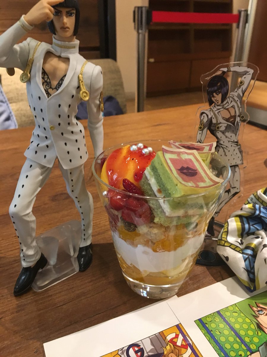 shimiiru's tweet photo. ブチャ誕生日おめでとう〜✨
外見も中身もカッコよくて大好き😭
オカッパが似合うキャラ選手権あったらTOP 3には入ると勝手に思ってる笑

この大きいフィギュアは今どこにいるの🥺？

#ブチャラティ
#ブチャラティ生誕祭2026 https://t.co/vQQ2pk1M0h