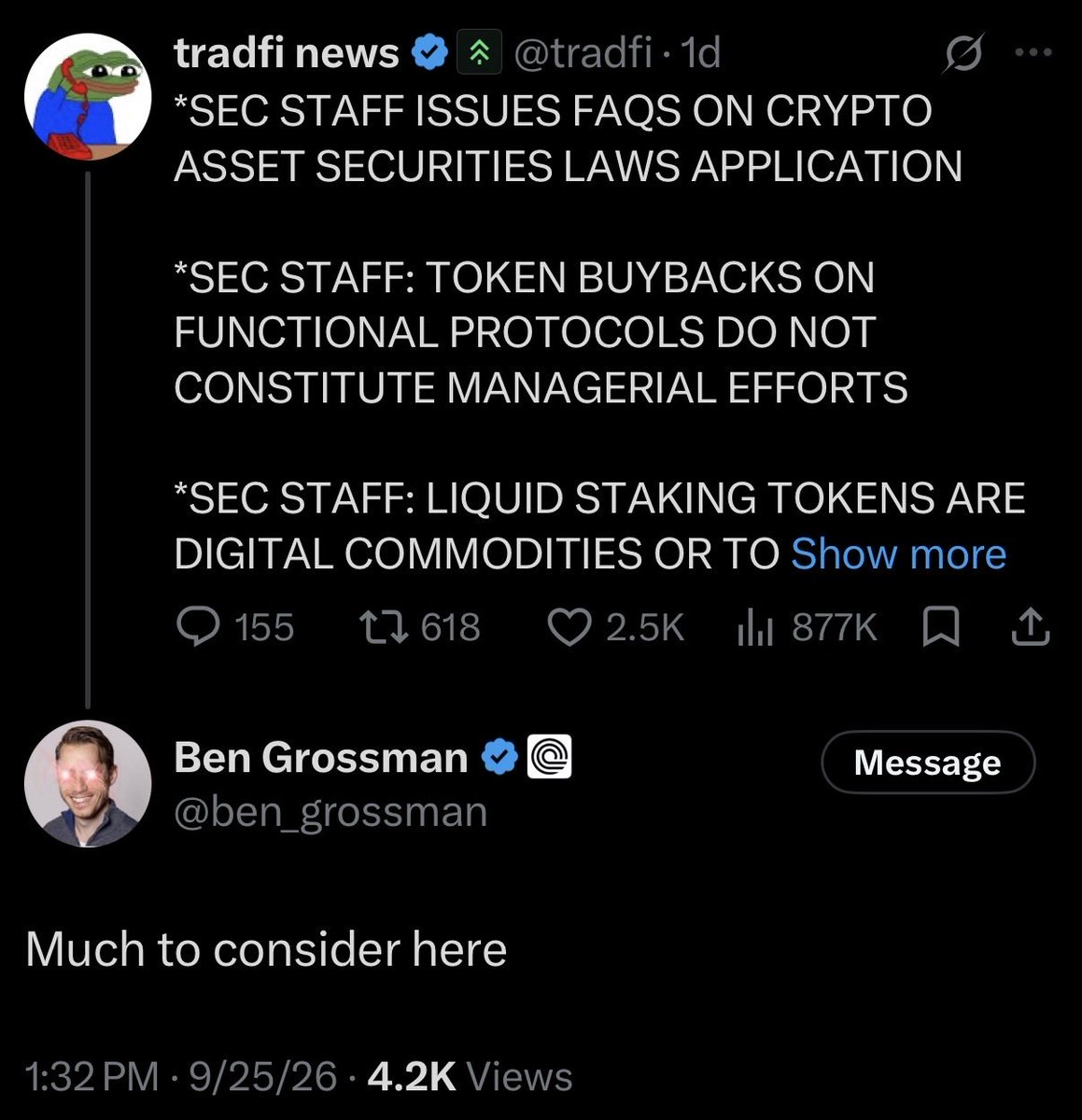 wildlybullish's tweet photo. 🚨 BREAKING: $ONDO HEAD OF MARKETING HINTS AT $ONDO TOKEN BUYBACKS https://t.co/KTSUkejoXA
