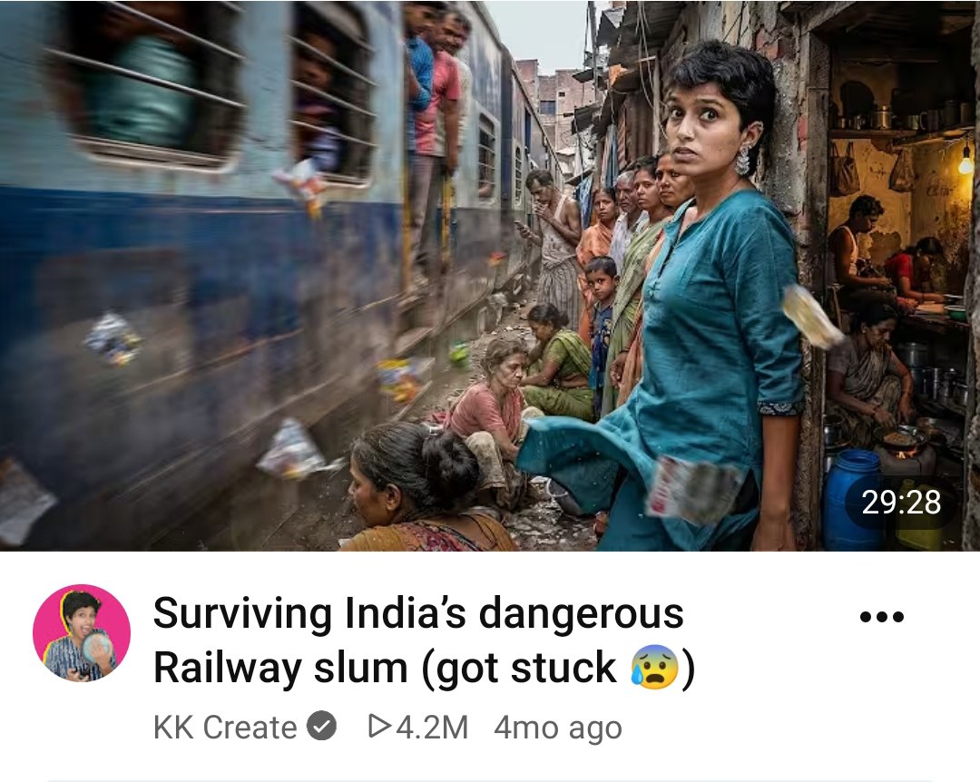 im_mahi0's tweet photo. Her content always damages India's image, there is no difference between her and those foreign vloggers who come to India to see filthy slums. https://t.co/Vn0FQcOT9j