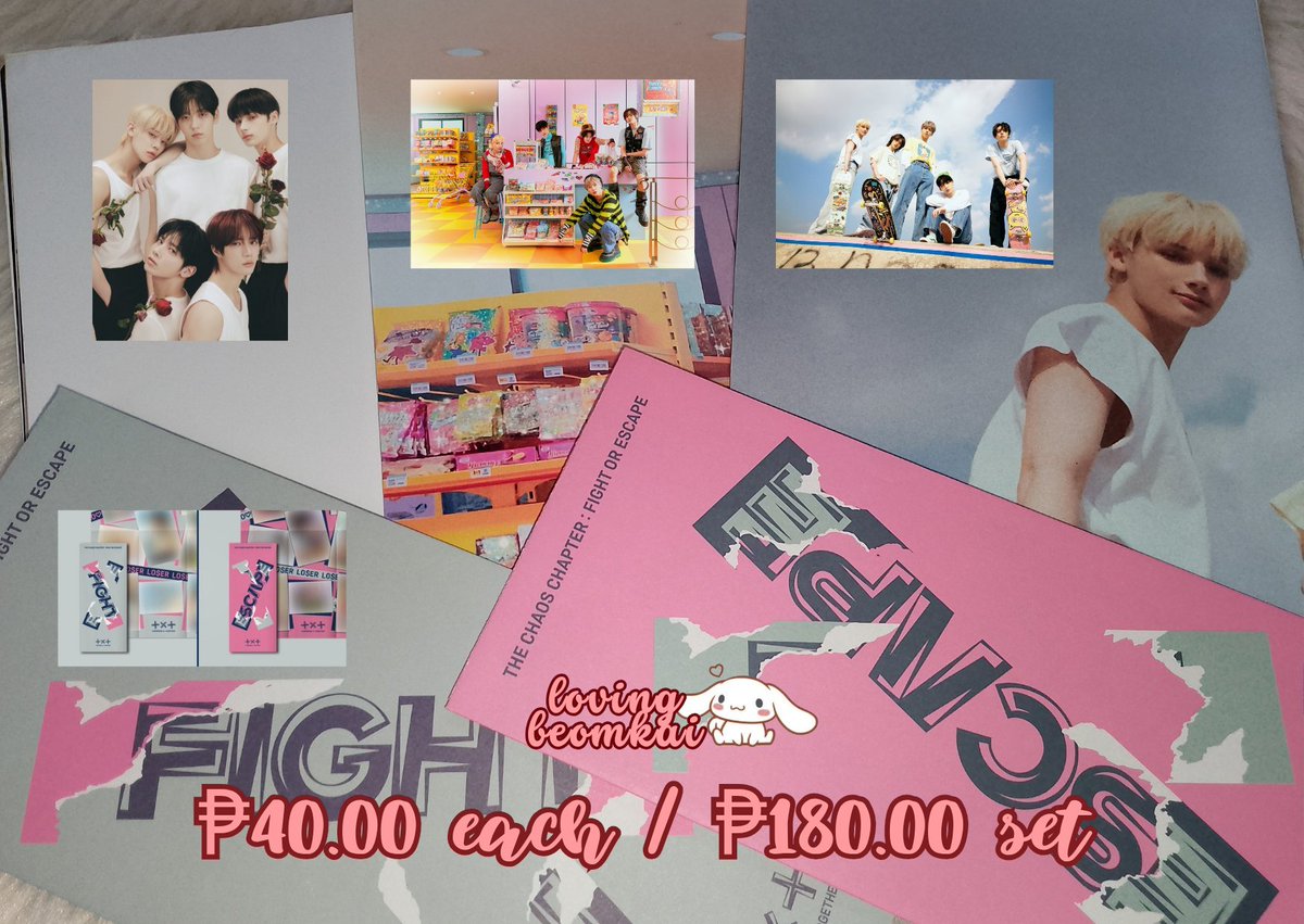 lovingbeomkai's tweet photo. ˗ˏˋ 🧸🛍️ : #angel_bentables ˊˎ˗
wts lfb ph pc ic txt kpop group 

🩵 txt assorted official merch

⭐ can do 200 set

mine/dm to claim! 🤍

🏷️ album posters amositt wv hmm nya ring stickers starkissed beomkai inclusions fight or escape m2 tear https://t.co/bjYF8NpraM