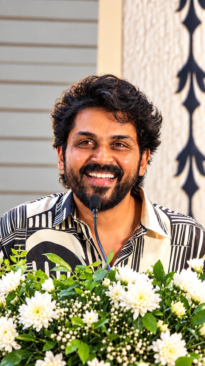 Neels_Karthi's tweet photo. The Man @Karthi_Offl Anna Confidence speaks louder than words. 🔥

Just a moment in the spotlight. 📸✨
Simple. Stylish. Unforgettable. 🖤
That effortless smile! ❤️‍🔥

Good vibes, great moments. ✨
Own the moment. 🔥

Karthi PSGR College Coimbatore ✨😍

#Karthi #MrVersatileKarthi https://t.co/OuabzeNy2Q