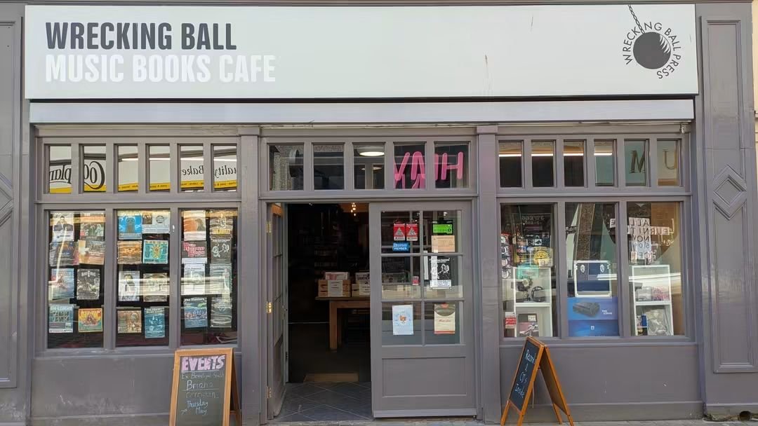 wbmusicandbooks's tweet photo. We are open today from 11am-4pm 
Cafe is open serving great coffee, 
This afternoon 2pm-4pm we have Steve Fulsham Band in the @WBartscentre playing a set of classic rock https://t.co/ujht7SFSNc