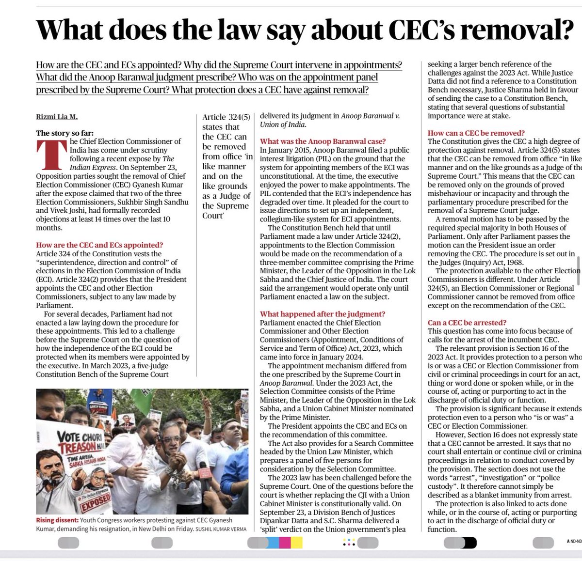 sone_do_mujhe's tweet photo. Since none of you read newspaper articles, asked AI to create a explainer post capturing essence of both these articles: https://t.co/G8LjXPDtE9
