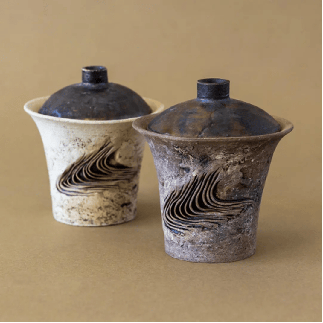ivyhung999081's tweet photo. Handmade ceramic coffee mugs just out of the kiln—each has a unique speckle glaze finish! Perfect for your morning brew, zero two are alike. #HandmadeArt #CeramicLove， https://t.co/2rdYGtN39Z