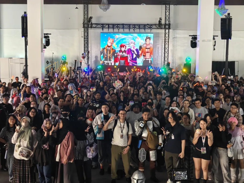 josuijishinri's tweet photo. thanks for stopping by the #hololivemeet panel at #animefestplus2026! i hope you guys had a lot of fun and it was wonderful to see all the starmin showing up! thank you so much for having us and let's meet again! https://t.co/bVhzxIDF8D
