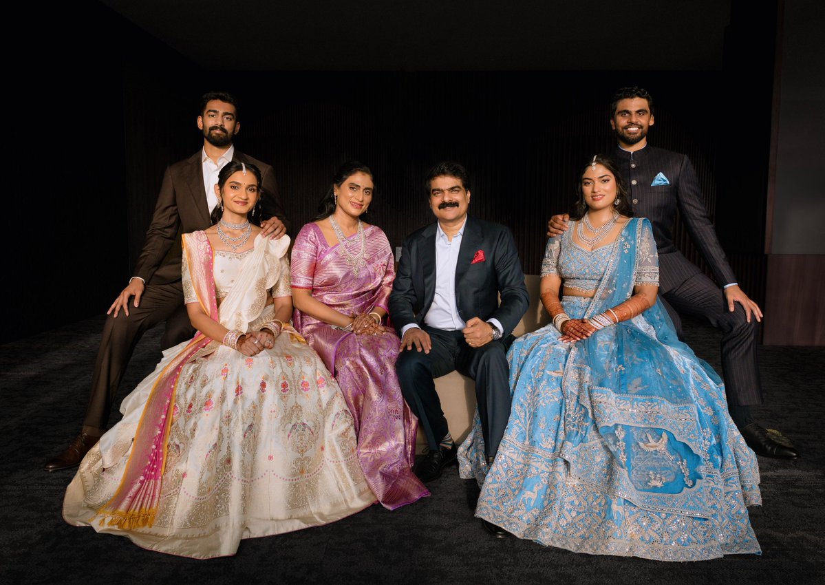 YSR_supporters's tweet photo. ❤️ A Special Day For The YS Family ❤️

YS Sharmila’s daughter YS Anjili Reddy’s wedding celebrations begin a new chapter for the family. ✨

Glimpses from the beautiful occasion of there wedding.

#YSSharmila #YSAnjiliReddy #viral https://t.co/I4b7Qt7h5I