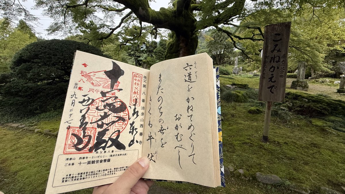 chichibu_info's tweet photo. 札所8番 清泰山 西善寺

樹齢約600年のこみねかえでと、きれいにお手入れされたお庭が素晴らしい👍 https://t.co/1o9hhS7e2g