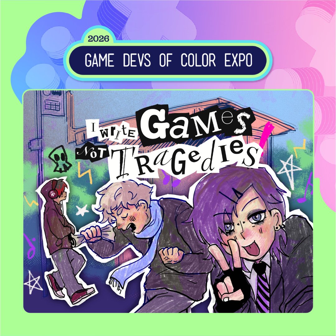 YotsubaInt's tweet photo. I Write Games Not Tragedies is part of this year’s @GDoCExpo Steam Showcase! 🎸🖤
We’re excited to be part of the Game Devs of Color Expo alongside so many incredible games and developers!
Discover more games featured at the expo
https://t.co/NP5uxybVCz
#GDoCExpo https://t.co/tWYR0a2rRL