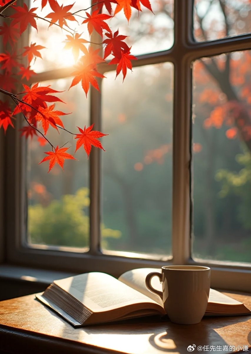 zaneandre241726's tweet photo. Just caught the first golden fall maple leaf drifting down on my coffee table—autumn’s cozy vibe is officially here! https://t.co/JhRjrQgHWf