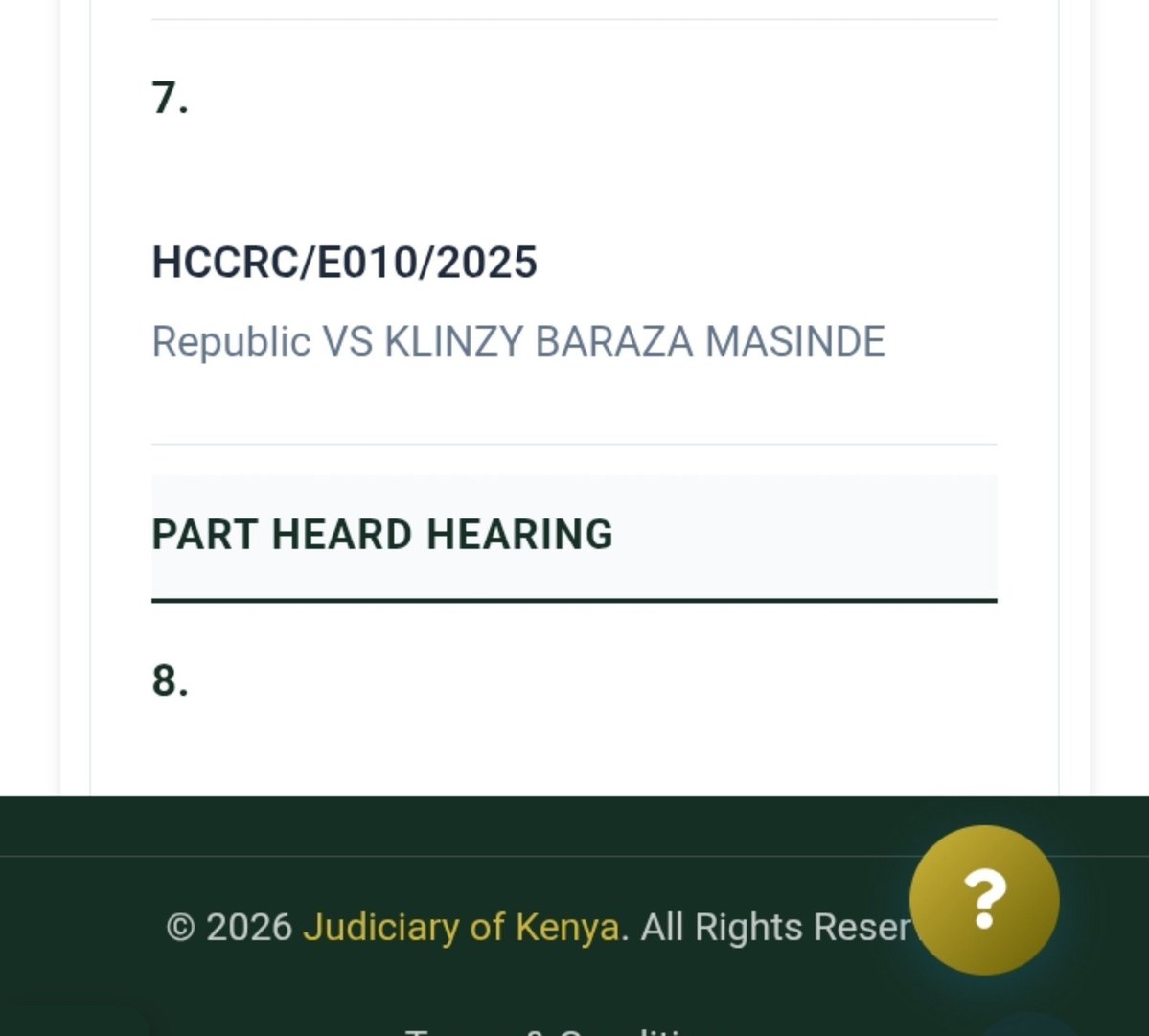 _James041's tweet photo. COMING UP THIS WEEK🔴

Tuesday 29th September 2026 : Republic Vs Klinzy Baraza Masinde.

Milimani High Court, Nairobi

#JusticeForBonifaceKariuki https://t.co/MgLXY38xVj
