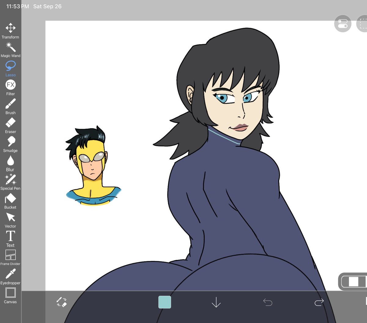 FoXxXzilla_X's tweet photo. Also got some digital art coming soon my new icon and a fan piece of Mrs. Keagan 👍 #Naruto #Narutohentai #nsfw https://t.co/b60tuwC5H7