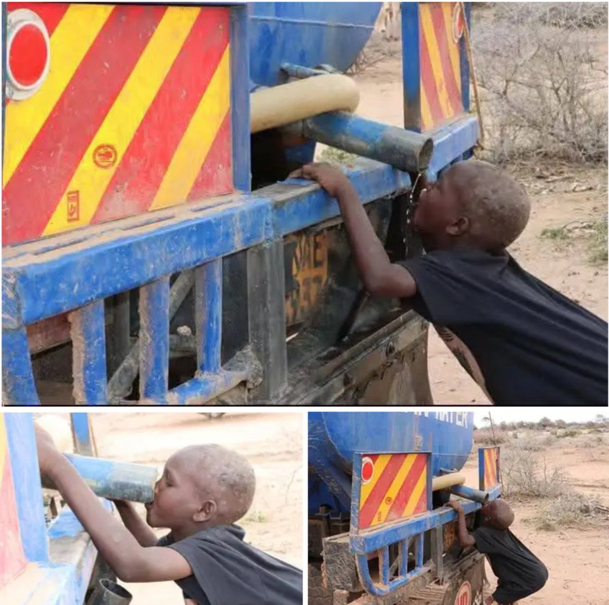 ivymuthe's tweet photo. This is Fafi, Garissa County. North Eastern leaders rent choppers that cost millions to reach the area while they sing TUTAM, and this is the reality their children are facing in 2026: no water, no roads, and not enough medicine. Sad. https://t.co/Y6mit5Qqi9