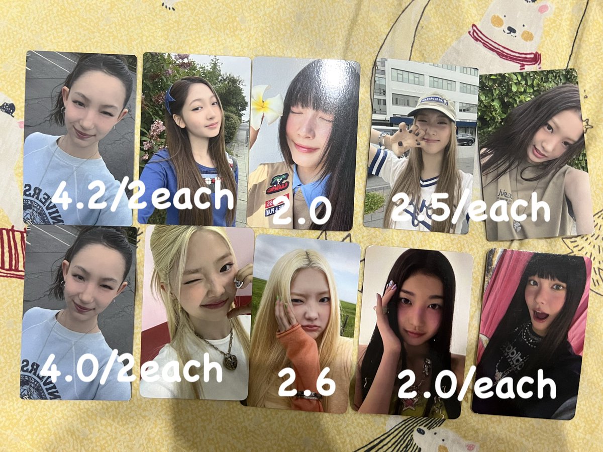 seoheeluv0's tweet photo. 튜이드 포카 양도 판매 sell

Dm plz

포토카드 앨범 분철 구매 교환 공방 사녹 사전녹화 공방 공방포카 거래 쇼케 특전 럭드 엠투유 위버스 에버라인 케타포 걸스 썬키스 엘레나 서희 지아 서연 사키 이하늬 세아 tuide pc poca showcase SEOHEE SEOYEON ELENA JIA SAKI SEAH YI HANI https://t.co/YQ5LRNb3v3
