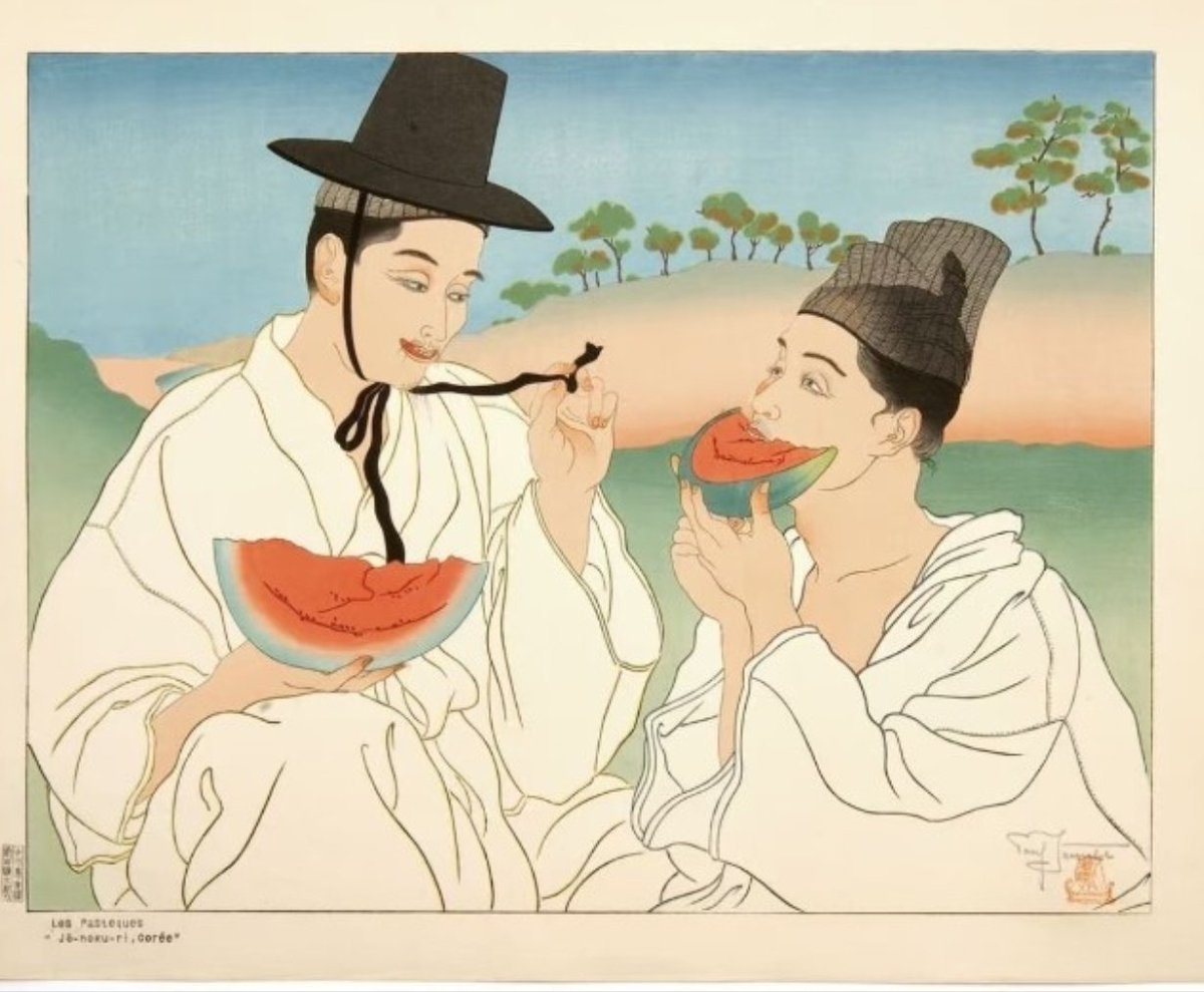 parksundal0528's tweet photo. 프랑스 🇫🇷 사람이 일본 🇯🇵 목판화로 그린
1930년대 조선 🇰🇷 사람들

작가는 폴 자쿨레(1896~1960).
3살 때 일본에 건너가 평생 거기서 살았다고함

어머니�� 서울로 이사하면서
1929년부터 조선을 여러 번 찾았고,
전국을 돌며 사람들을 직접 스케치했음

조선인을 그린 판화만 35점이 넘음

프랑스인의 시선으로 일본식 표현을 빌려 표현해낸 약 100년전 한국의 모습이라니...!