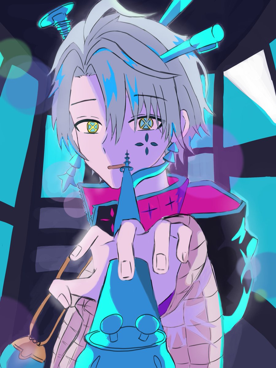 s_ga01kn's tweet photo. #いいねした人は私のイラストを自分の絵柄で描く 
描かせて頂きました！ https://t.co/VPthrq8ib2