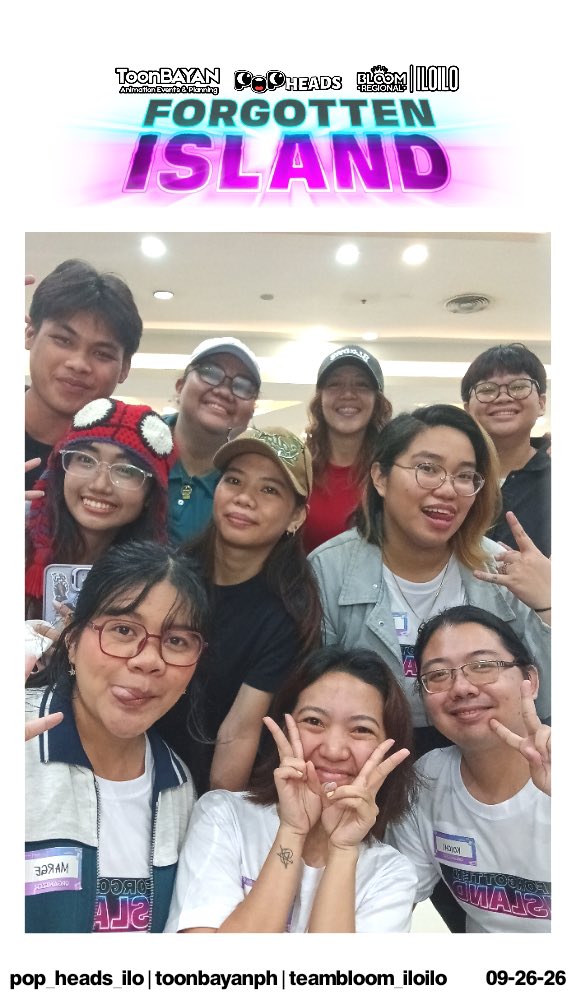 TEAMBLOOM_ILO's tweet photo. 🏝️💖 TAPOS NA ANG BLOCK SCREENING, PERO ANG MGA ALAALA, MANANATILI. 🥹✨

Damang-dama namin ang inyong suporta, pagmamahal, at pakikiisa throughout our Forgotten Island Block Screening—and for that, maraming, maraming salamat! 🥹💜

This celebration would not have been possible without each and every one of you. From the moment you secured your tickets, joined our activities, shared your excitement, hanggang sa mismong araw ng screening—kayo ang naging malaking bahagi ng kwentong ito. 🌺

📸 May these captured moments from Real Time Odyssey remind you of the memories, laughter, friendships, and moments we shared on the day of the Forgotten Island Block Screening.

And this is just the beginning! 👀✨
We’ll be posting more captured moments soon, so stay tuned!

🎞️ TAYO NA! BALIKAN NATIN ANG ALAALA. 💜

📸 Grab your photos here:
🔗 https://t.co/E780X8Av1W

Maraming salamat, mga kababayan at kasimanwa! 🫶🏝️
Until our next adventure! ✨

#ForgottenIsland #ForgottenIslandBlockScreen