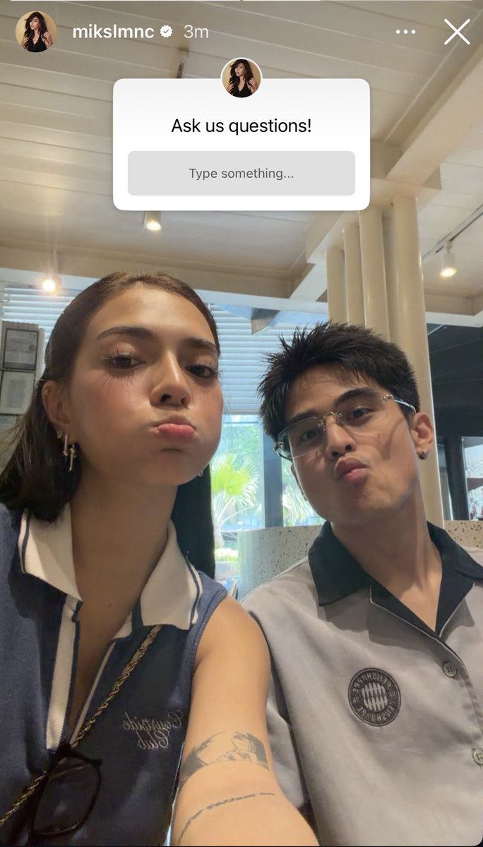 Ilovedubai25's tweet photo. Siyempre, magkasama agad ang MikWill pagdating ni Will☺️ Consistent talaga si Will pag may work siya out of the country/out of town, pag uwi niya ng Manila diretso agad kay Mika😍 at consistent din silang dalawa na magppost sa IG/magIG story para ipaalam na magkasama na sila🫣🤭 https://t.co/Kljurg7l6U