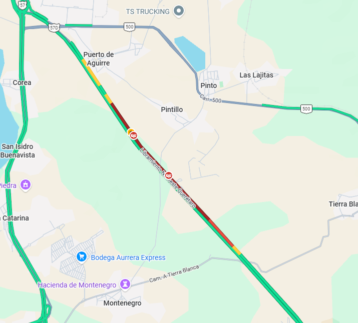 NotificacionesC's tweet photo. Buen día, ¿Tendrán información del tramo? 
@CAPUFE #AutMéxicoQuerétaro https://t.co/BUFJU64dOd