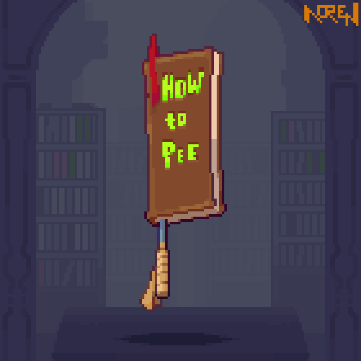Noren1417's tweet photo. Sword book

#swordtember #pixelart #ドット絵 https://t.co/sUaVqbdsdP