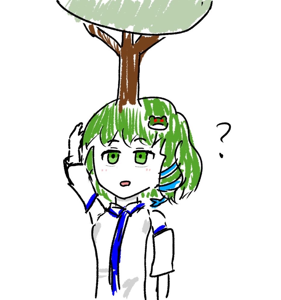 8_pachi_'s tweet photo. 早苗さんリーフはグレートサナエサンリーフに育ち、やがて聖樹さなドラシルに進化します🌱 https://t.co/lmL6Fyu5Tt