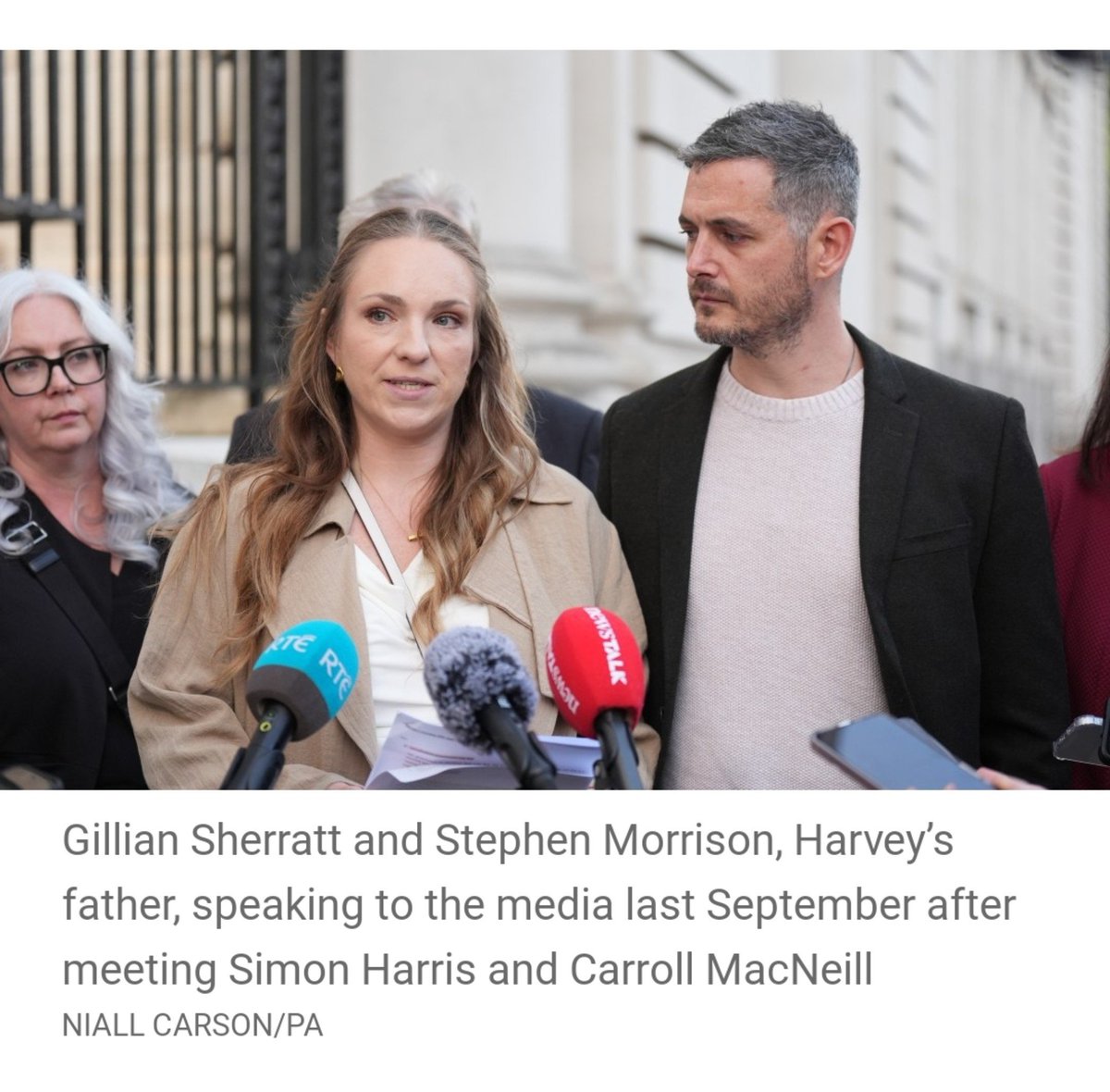 caulmick's tweet photo. Family of Harvey Morrison condemn closed-door inquiry plan
✍️John Mooney/ Sadie Loughman 

The Irish health minister is accused of reneging on a promise to hold a public inquiry into the treatment of children suffering from scoliosis

Carroll MacNeill’s officials told affected families and campaigners on Saturday that they planned to hold an inquiry into the scandal behind closed doors. Harvey’s parents were not invited to the briefing.

“We feel incredibly disappointed that we weren’t invited to the briefing, given everything that has happened and how Harvey was treated, especially knowing he was mentioned in the report. The whole thing seems to be completely diluted and not at all what had been agreed,” Gillian Sherratt, Harvey’s mother, said.

"We want Harvey's story and the way he was failed out in public. They have hidden behind closed doors for long enough. I would call on the minister to put a halt to bringing this to cabinet and instead focus on ensuring that this is the child-centred and family-centred inquiry that was promised to us,' she added

#JusticeforHarvey #CHI  #PublicInquiryCHi #BackUs #HowIrelandWorks 

https://t.co/t3ocwNVfca