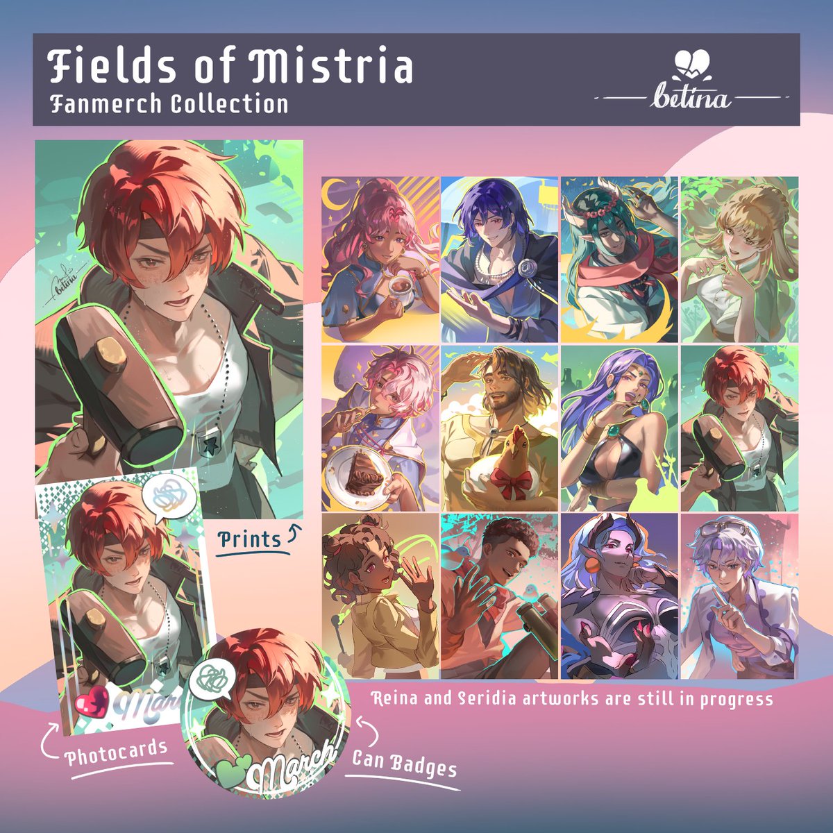 Betina_art's tweet photo. My online shop is NOW OPEN for international pre-orders!

Shop Period: September 27 - October 10
https://t.co/ZxSThW5bRb https://t.co/qh3xnvNKA0
