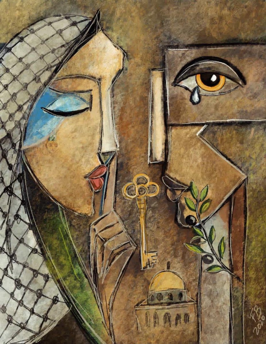 marcaval63's tweet photo. Palestinian artist Fedaa Boqaileh https://t.co/vawbKsd5ls