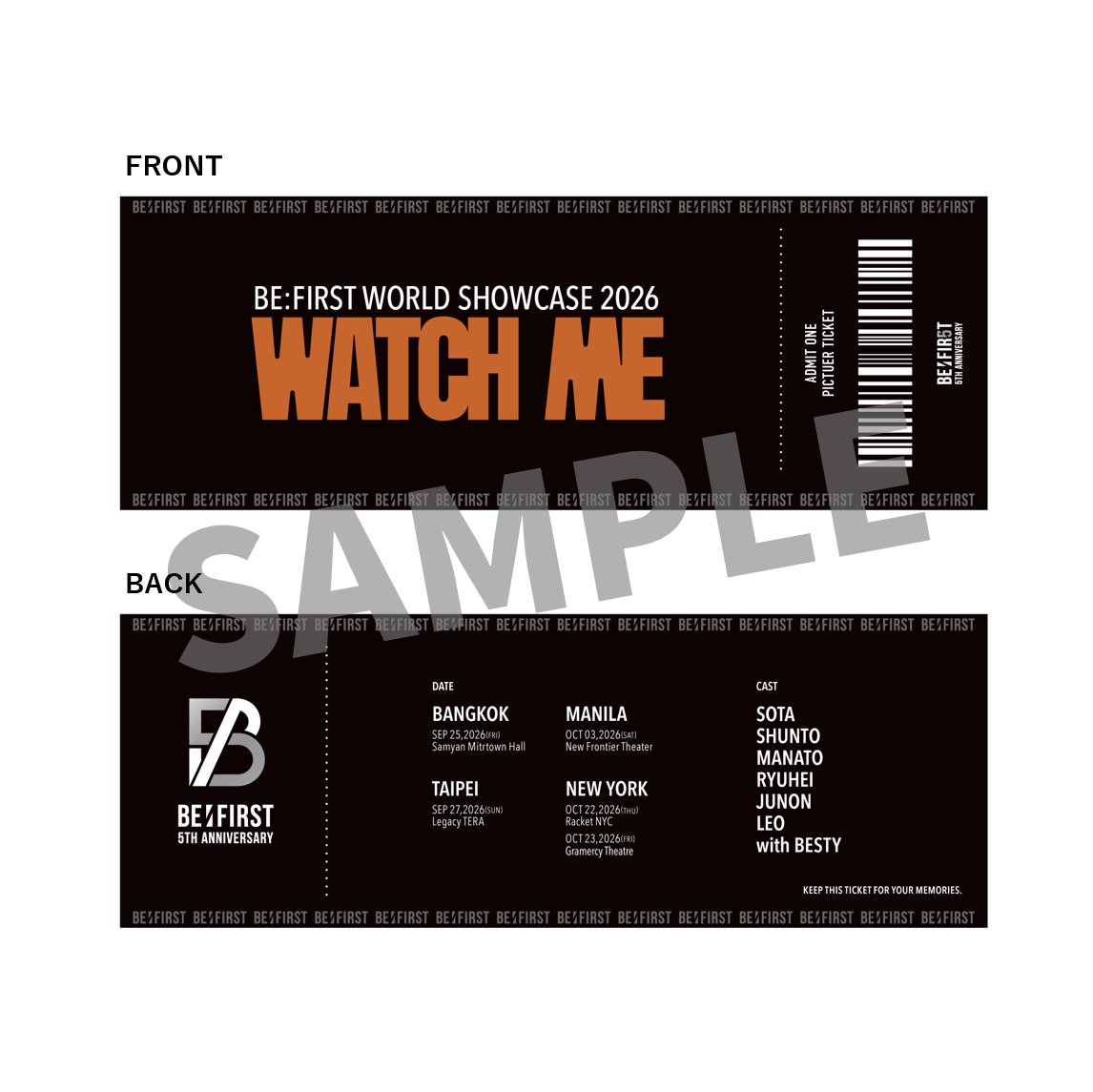BMSG_MUSIC_SHOP's tweet photo. ►BE:FIRST WORLD SHOWCASE 2026
　”WATCH ME”
　SEP 27 in TAIPEI
￣￣￣￣￣￣￣￣￣￣￣￣￣￣￣
BE:FIRST 4th Album ‘BE:4U’ on sale now with exclusive tour benefits.

【BENEFITS：PICTURE TICKET】

🔗Details Below
https://t.co/IIAid3OPn2

🛒SHOP
https://t.co/GwicP5WYL5
*International shipping supported

#BF_WATCHME
#BF_WorldShowcase2026
#BEFIRST