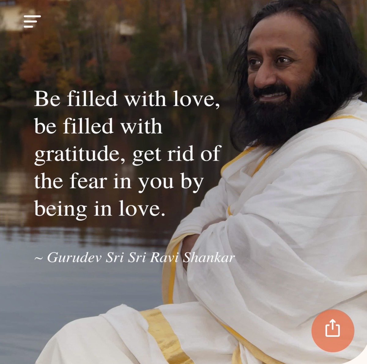 RupGurbani's tweet photo. “ Berlimpah dalam rasa Cinta, berlimpah dalam rasa Syukur, camkan rasa takut dalam diri dengan berada dalam Cinta kasih. “

Gurudev Sri Sri 
Renungan Minggu
Jakarta 27-9-26 https://t.co/fC6wkat2DP