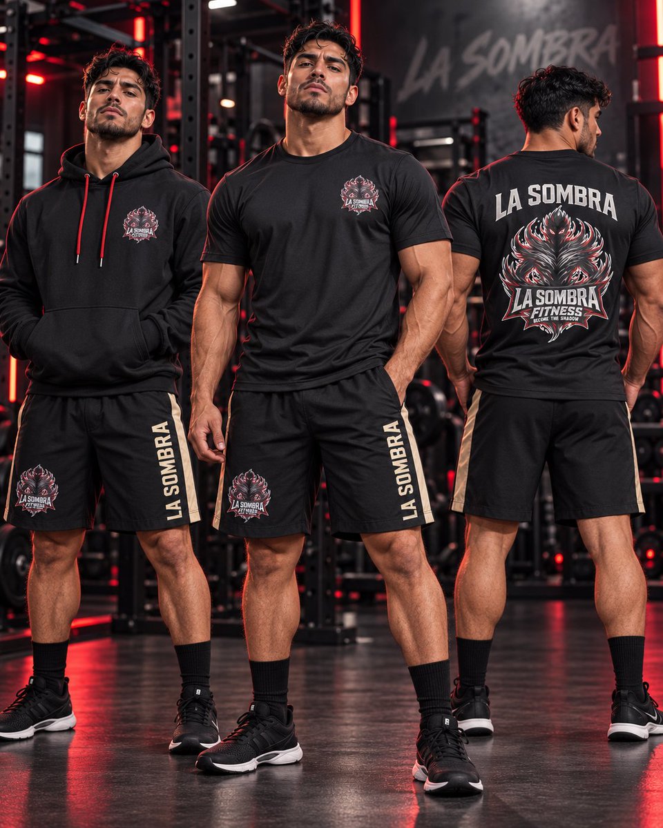 847_1479's tweet photo. No sigas la luz… conviértete en la sombra. 🌑🔥

Presentamos LA SOMBRA FITNESS, la nueva línea deportiva de Hunte Corazón Pro, creada para quienes entrenan con fuerza, disciplina y determinación.

🔥 Heavyweight Hoodie
🥊 Gym/MMA Training Shorts

🌐 https://t.co/ursignGnHz https://t.co/sUd7Mthr1F