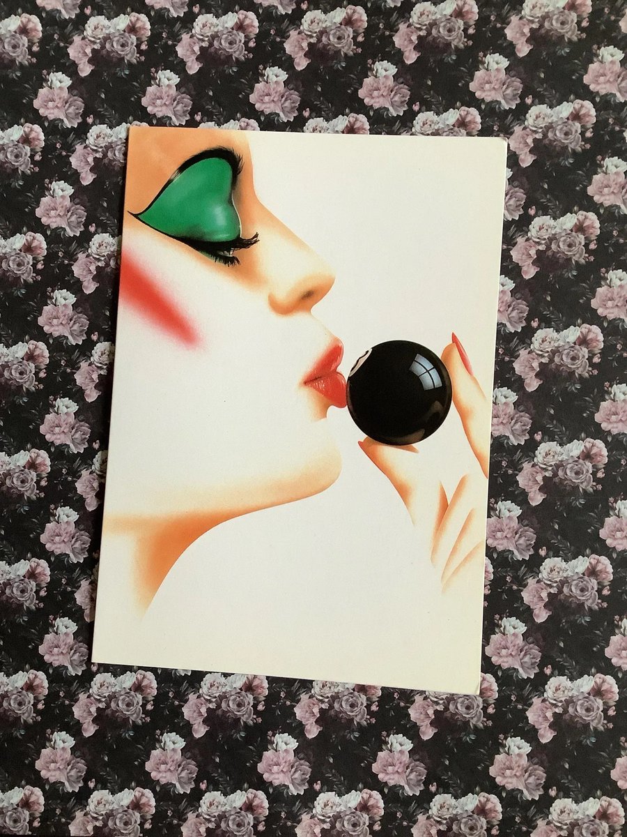 WatsonsVintage's tweet photo. NEW LISTING - An AMAZING Card for an 80s Fan. Extremely RARE 1980s Vintage Athena Blank Greetings Card Stunning 80s Woman Design 'Kiss Off The Black' by Brian Robson - Keep, Send or Frame https://t.co/9Q6vwYAffA via @Etsy #VintageCards #80sAthena #BlankCards #80sArt #BrianRobson https://t.co/NvDUeLx8MK