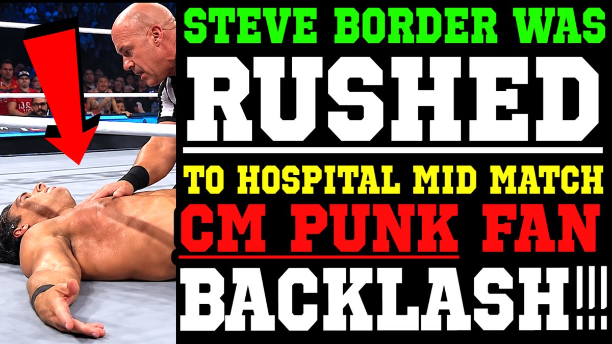 SlatsRock's tweet photo. WWE News! Steven Borden Rushed To Hospital! Major Backlash On CM Punk! Brock Lesnar Resurfaces!
https://t.co/I0JfThxrXO
#MoneyInTheBank #FinnBalor #Gunther #BrockLesnar #WWEBacklash #WWEUpdates #ProWrestling #SlatRockWrestling #WWE #WrestlingCommunity #WrestlingNews #WWENews #WrestlingNews #WWERumors #WrestlingRumors #WWENewsAndRumors