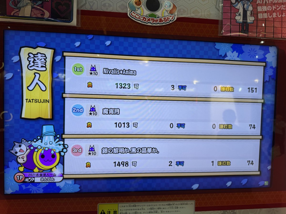3don_taiko's tweet photo. 段位道場2026 達人
合格！！！！！！！！！！！！！！！

達人4作目です！！難しかった〜！！ https://t.co/bZ0ycSpXtc