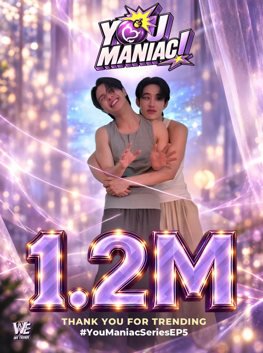 WE_TRENDE's tweet photo. ᯓ ⁠❥ 1.2M POSTS ACHIEVED
└─ YOU MANIAC EPISODE 5 MILESTONE UPDATE

 #YouManiacSeriesEP5 

1.2M! ❤️‍🔥 Another milestone for Dean and Moth!
Let's imagine their perfect 
Episode 5 date. Which one are you choosing?

DEANMOTH DATE THIS OR THAT

Sunset date OR Midnight date
Café date OR Dinner date
Beach walk OR City walk
Movie night OR Game night
Cooking together OR Ordering takeout
Long drive OR Staying home
Sharing headphones OR Sharing a blanket
Planned date OR Spontaneous date
Quiet conversation OR Playful teasing
“Just one more hour” OR “Stay the night” 👀
Pick ONE + HT + KW + WE picture/GIF!