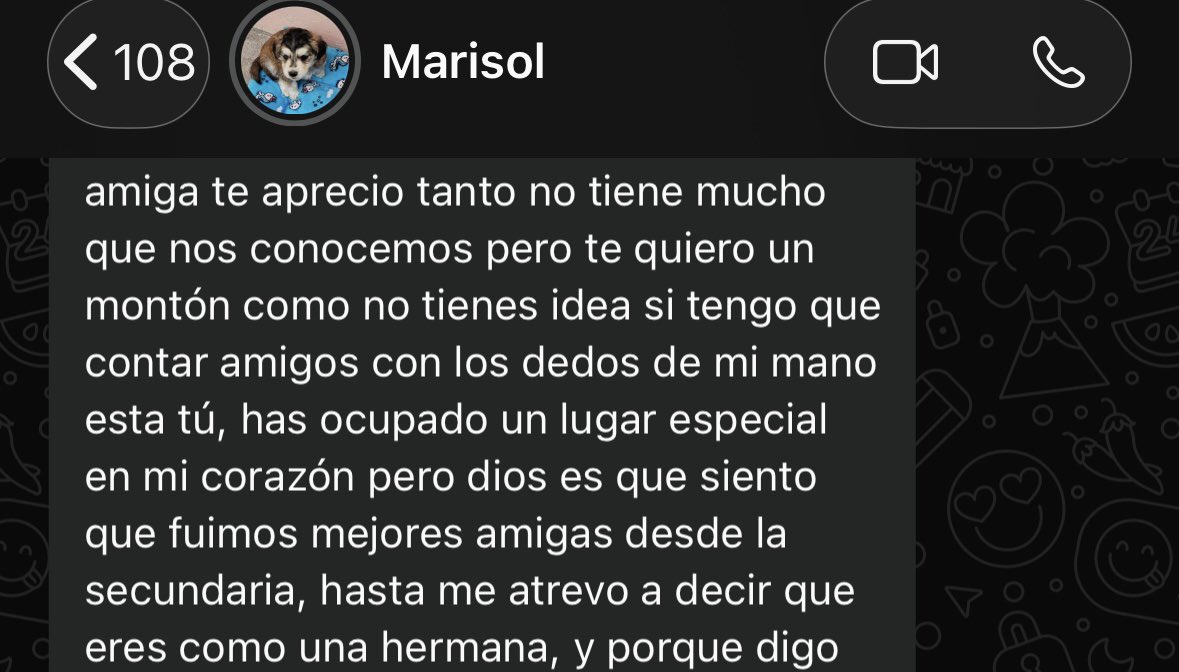 fxrnnyyy's tweet photo. Despierto y leo este msj, q bonitas amistades te da el trabajo 😿🫶🏼🫶🏼🫶🏼 https://t.co/uuD8JtEpeE