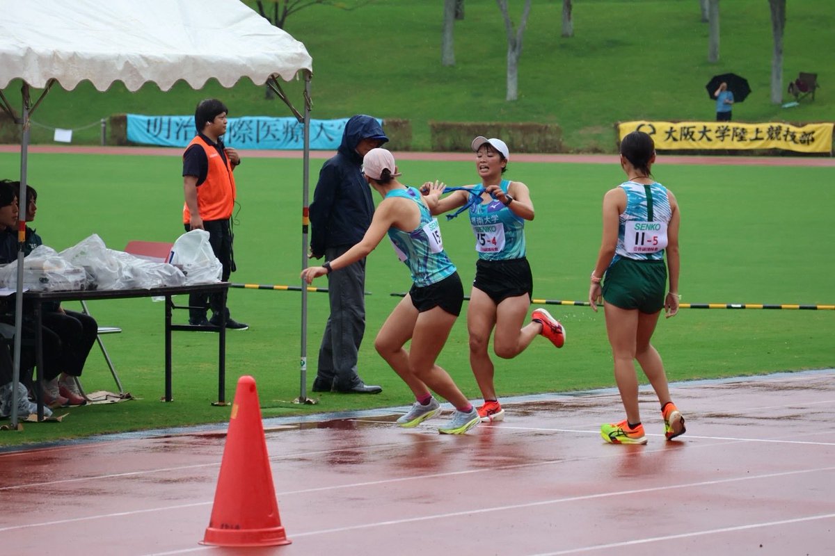 setsunan_long's tweet photo. 【試合結果】
2026年9月26日 関西女子駅伝‼️

総合順位  12位  2:12'13
区間結果
1区 岡村 ④ 24'33  区間13位
2区 楠本 ④ 11'25  区間10位
3区 長澤 ① 23'12  区間 10位
4区 下大迫③ 23'27  区間9位
5区 永田 ③ 25'10  区間15位
6区 井上 ① 24'26  区間 12位

応援ありがとうございました‼️ https://t.co/SWNUHsEQNp