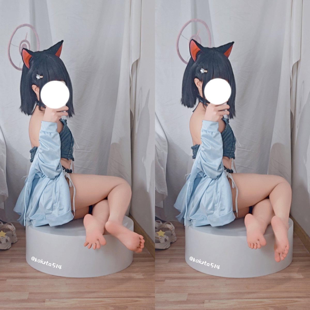 koiuta514's tweet photo. 为师的爱猫
#碧蓝档案 #ブルアカ #BlueArchive #cosplay #kazusa #杏山カズサ https://t.co/uzdM9r3kRl