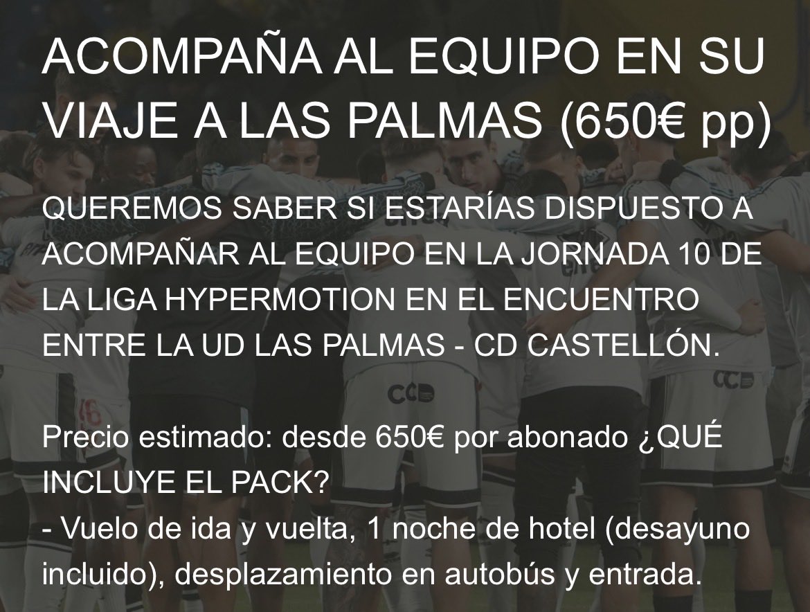 1987CDCS's tweet photo. Es un despropósito, se mire por donde se mire, independientemente de que lo organice y/o gestione la Fedpecas, el club o Viajes El Corte Inglés. https://t.co/5uQDe93rGg